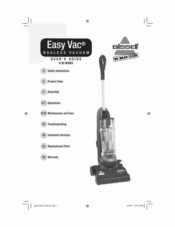 Bissell Vacuum Cleaner 3130-page_pdf